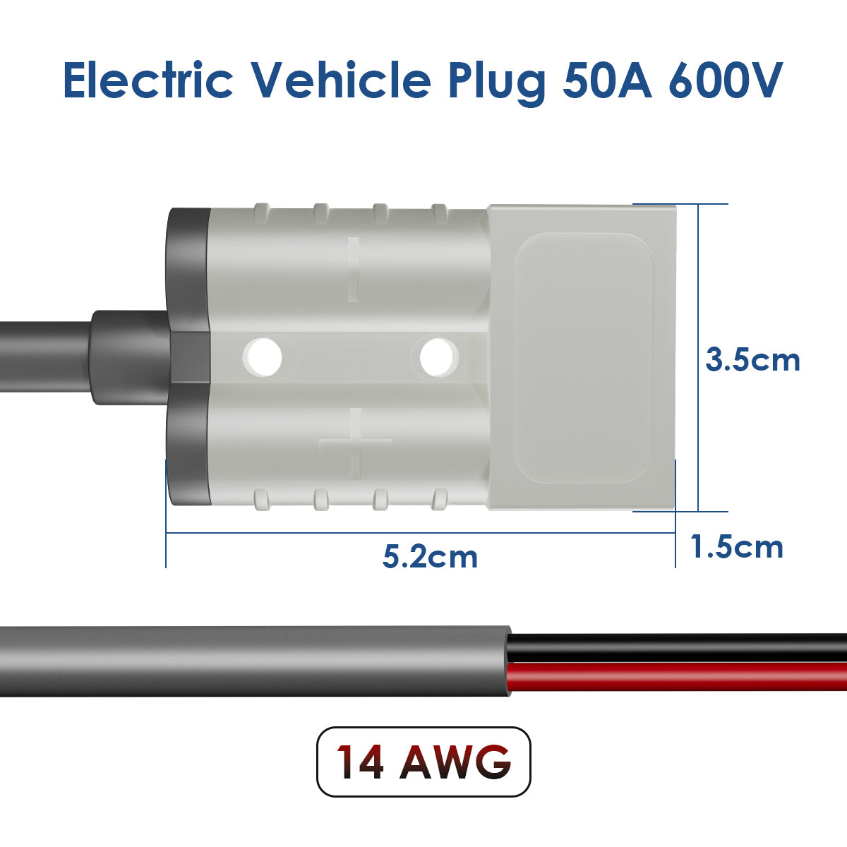 Power Supply Cord with DC Plug and Custom Connector - Durable and Flexible
