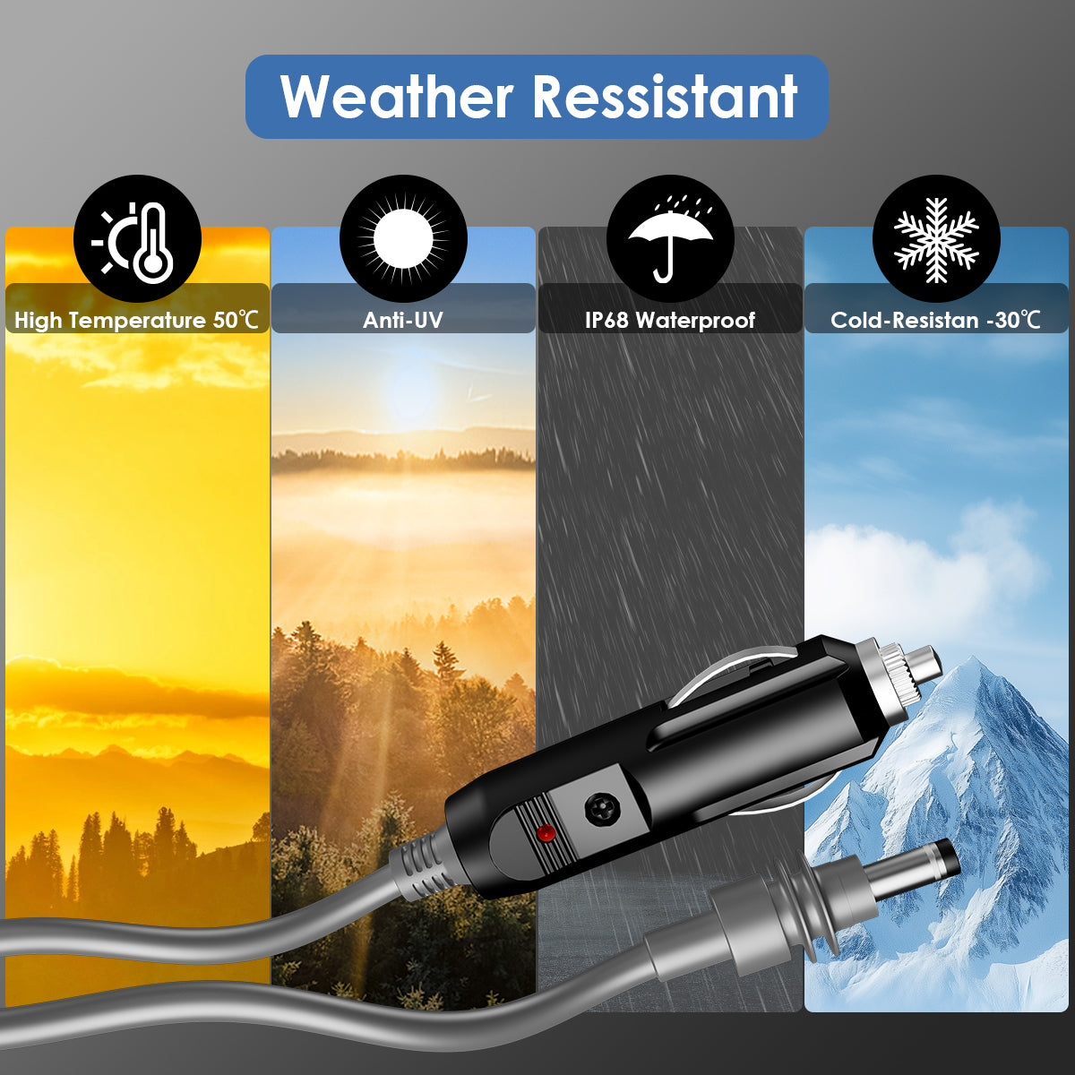 Starlink Mini Cigarette Lighter Plug to DC Cable - Mobile Power Solution
