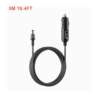StarLink Mini Car Charger to DC Power Cable | 12V-24V Adapter | 18AWG Waterproof Cable with Cigarette Lighter Plug