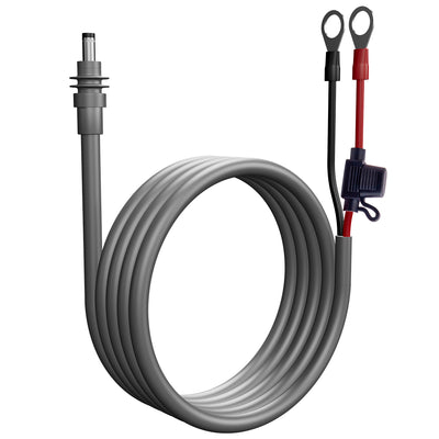 DC Power Cable with Ring Terminals and Fuse Holder