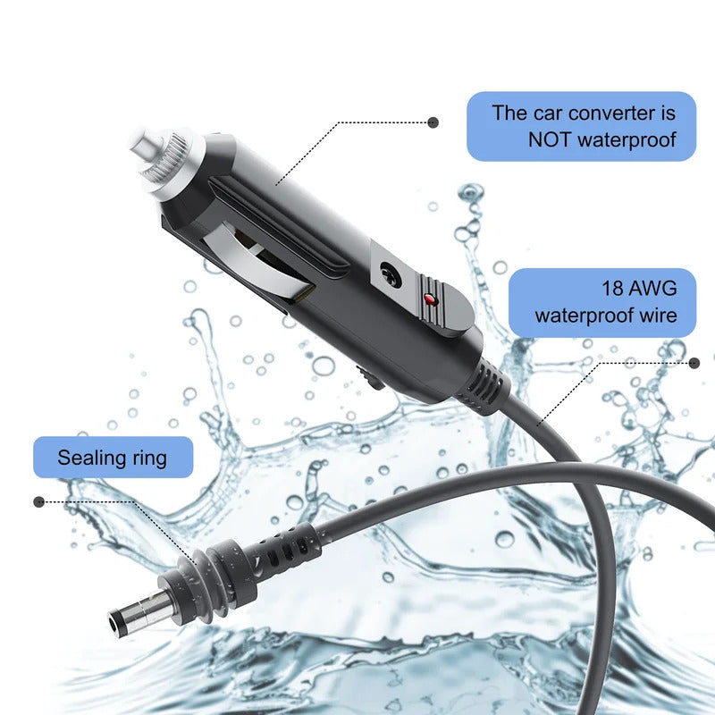 Starlink Mini Car Charger to DC Power Cable | SPX MINI Auto Power Supply for Satellite | Cigarette Lighter to DC Adapter