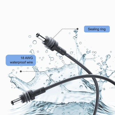 Starlink Mini DC Power Charging Cable | Waterproof 18AWG DC to DC Power Cord (5.5 * 2.1mm) | Plug and Play Adapter