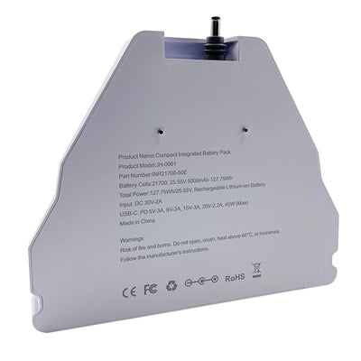 Starlink Mini Battery Pack Compact Integrated Battery Pack Input DC 30V-2A USB-C  PD 5V-3A 9V-2A 15V-3A 20V-2.2A 45W(Max)