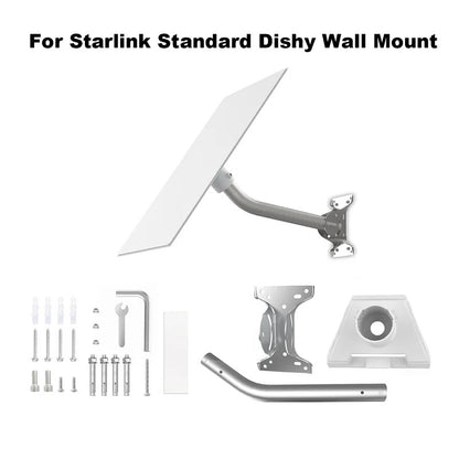 Starlink Gen 3 Roof & Wall Mount Kit | Adjustable Pipe Adapter for Starlink Standard Dishy