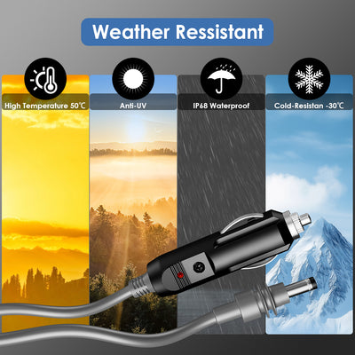 Starlink Mini Cigarette Lighter Plug to DC Cable - Mobile Power Solution