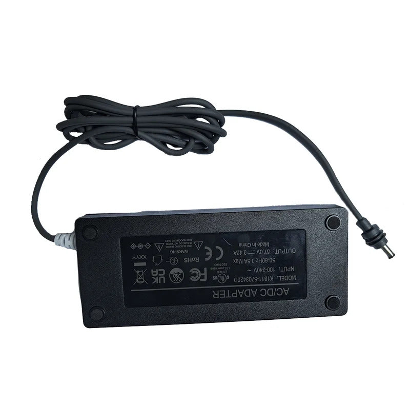 57V 3.42A Power Adapter for Starlink Gen 3 | 2.5M (8.2FT) Ethernet Cable | OEM Charger Cord with US Plug