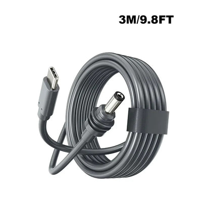 Starlink Mini USB C to DC Power Cable | 100W Waterproof 18AWG Charging Cord for Starlink Mini SpaceX Dish Antenna