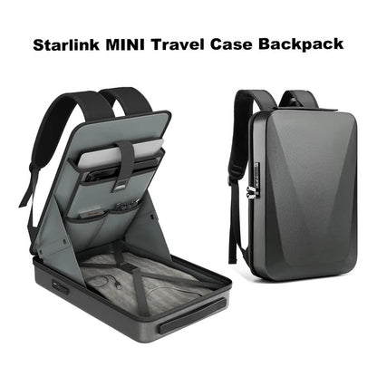Starlink Mini Case Travel Bag | Waterproof Anti-theft Backpack with TSA Lock & Charging Ports | Large Capacity for Starlink Accessories
